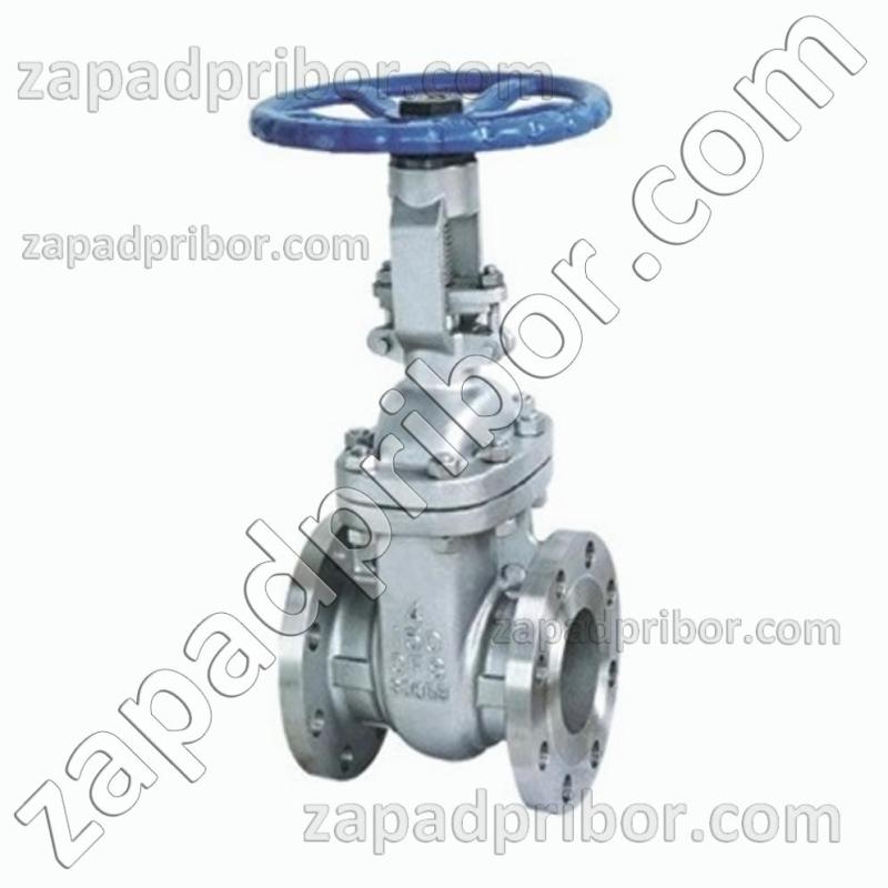 Задвижка 30нж41нж ДУ125 Ру16 фланцевая нержавеющая клиновая, фотография 1.