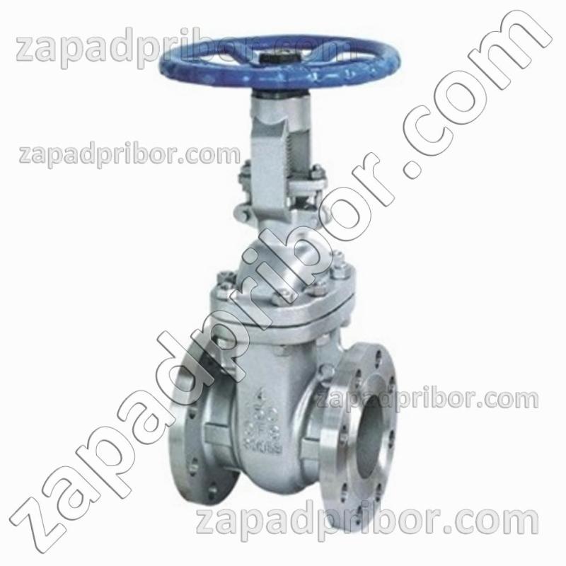 Задвижка 30нж41нж ДУ200 Ру16 фланцевая нержавеющая клиновая, фотография 1.