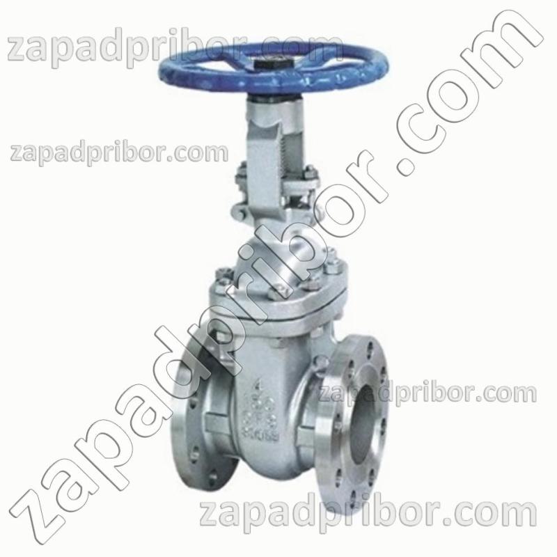 Задвижка 30нж41нж ДУ350 Ру16 фланцевая нержавеющая клиновая, фотография 1.