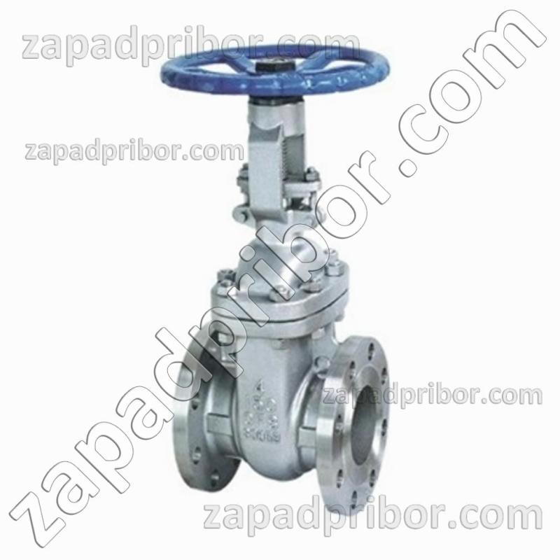 Задвижка 30нж41нж ДУ400 Ру16 фланцевая нержавеющая клиновая, фотография 1.