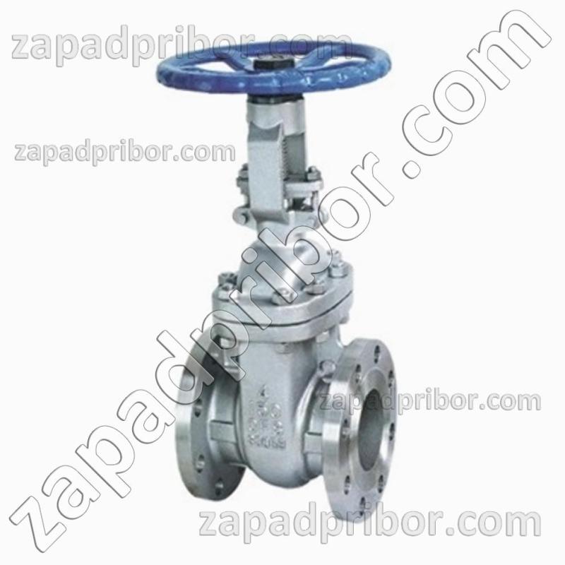 Задвижка 30нж41нж ДУ50 Ру16 фланцевая нержавеющая клиновая, фотография 1.