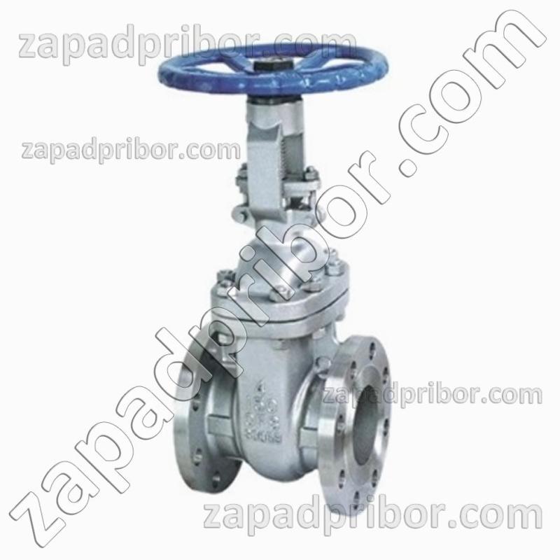 Задвижка 30нж41нж ДУ80 Ру16 фланцевая нержавеющая клиновая, фотография 1.