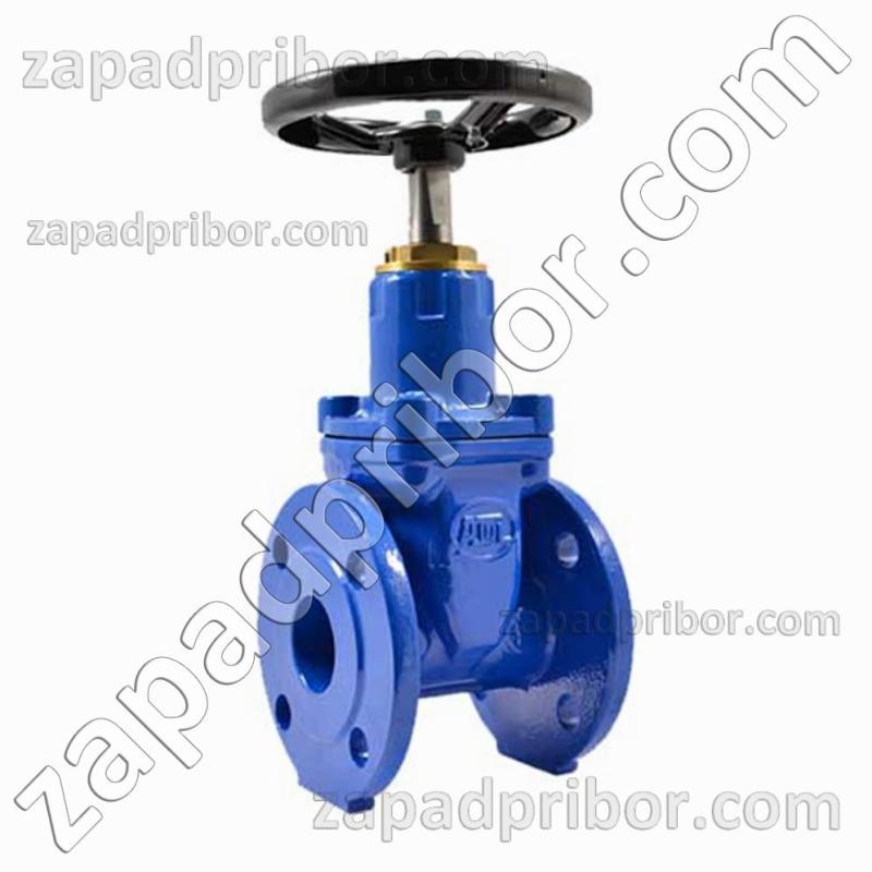 Задвижка 30ч39р Ду125 Ру16 с обрезиненным клином, фотография 1.