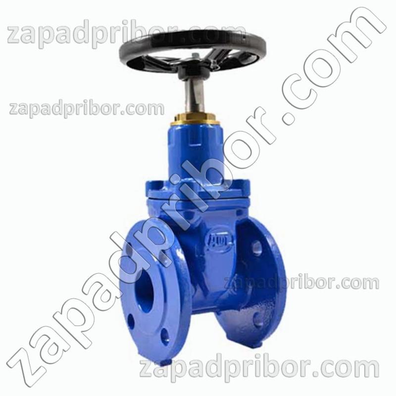 Задвижка 30ч39р Ду150 Ру16 с обрезиненным клином, фотография 1.