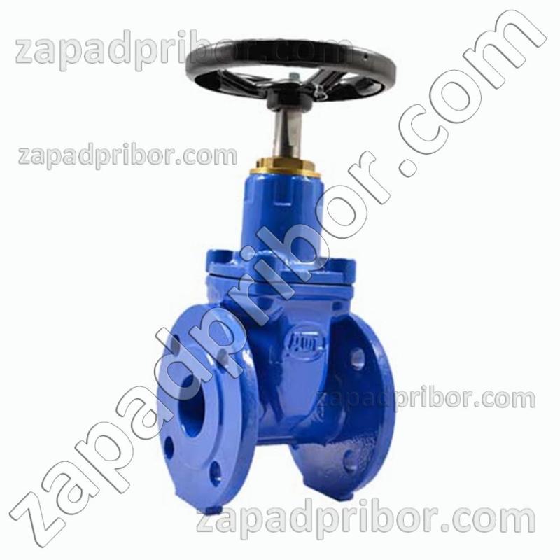 Задвижка 30ч39р Ду300 Ру16 с обрезиненным клином, фотография 1.