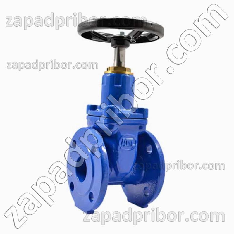 Задвижка 30ч39р Ду 400 Ру16 с обрезиненным клином, фотография 1.