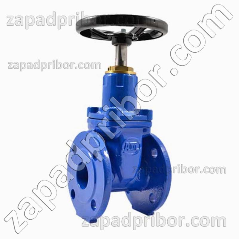 Задвижка 30ч39р Ду 500 Ру16 с обрезиненным клином, фотография 1.