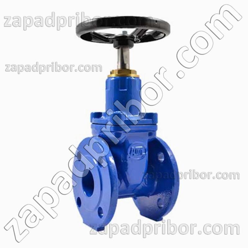 Задвижка 30ч39р Ду50 Ру16 с обрезиненным клином, фотография 1.