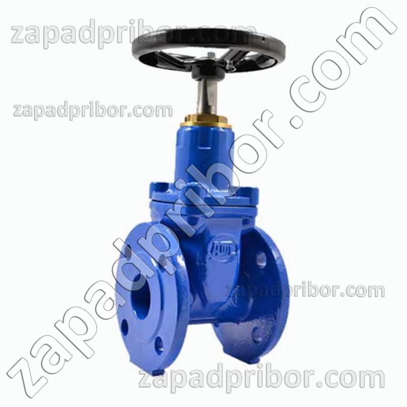 Задвижка 30ч39р Ду80 Ру16 с обрезиненным клином, фотография 1.