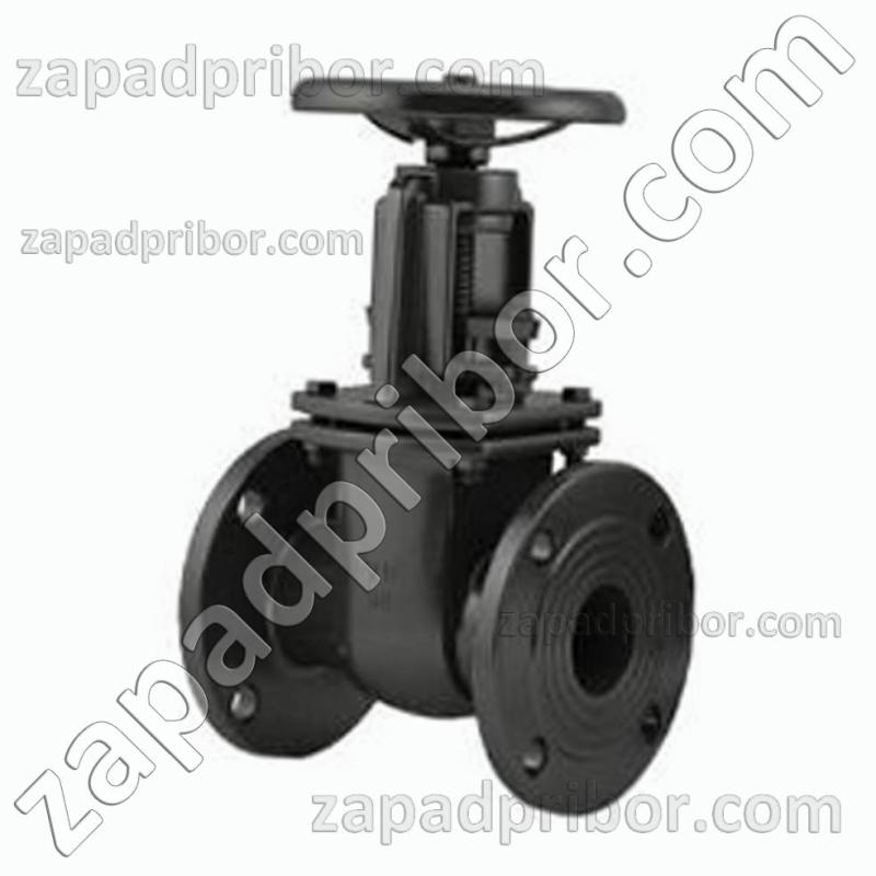 Задвижка чугунная 30ч6бр ДУ200 Ру10 клиновая фланцевая, фотография 1.