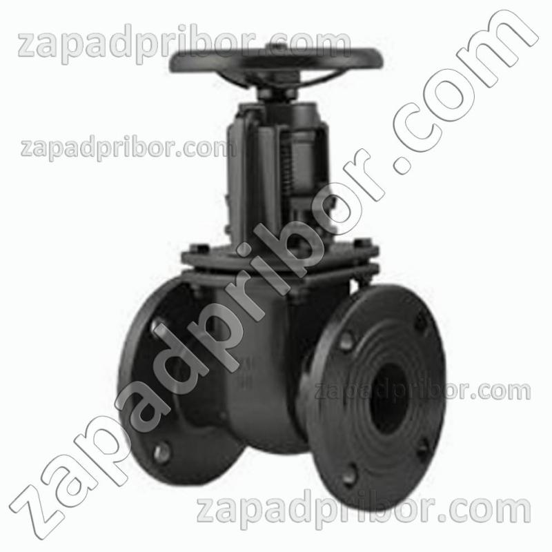 Задвижка чугунная 30ч6бр ДУ250 Ру10 клиновая фланцевая, фотография 1.