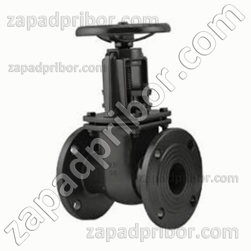 Задвижка чугунная 30ч6бр ДУ400 Ру10 клиновая фланцевая, фотография 1.