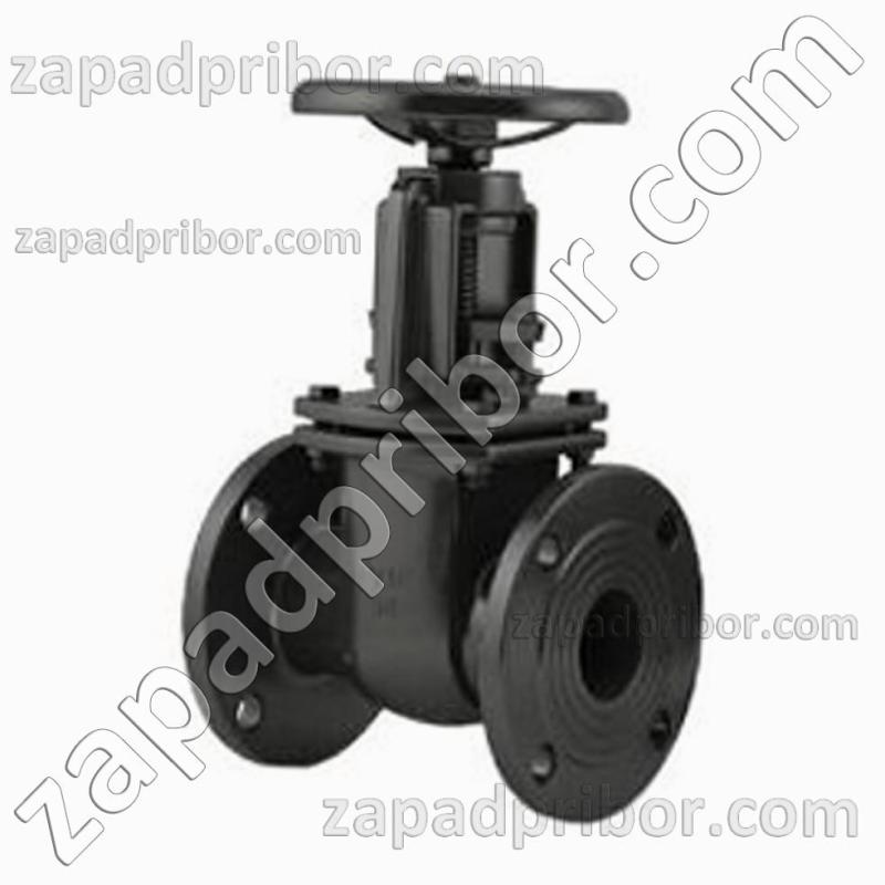 Задвижка чугунная 30ч6бр ДУ500 Ру10 клиновая фланцевая, фотография 1.