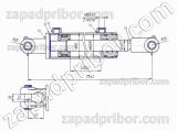 Гидроцилиндр подъема навесного оборудования ЦГ-80.40.200.01, фотография 2.