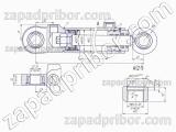 Гидроцилиндр рулевого управления ЦГ-50.25.210.025.00, фотография 2.
