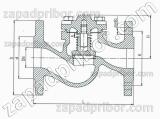 Клапан обратный подъёмный фланцевый ZETKAMA 287C, фотография 2.