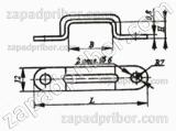 Скоба безлапковая СБ 10 У2, Т2, фотография 2.