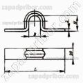 Скоба крепления кабеля К148, фотография 2.