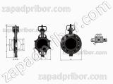 Затвор поворотный с двойным эксцентриком 2Е-5 ABO valve, фотография 2.