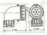 Соединитель низкочастотный цилиндрический ШР20У5НШ7 розетка