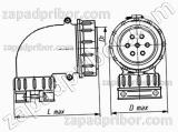 Соединитель низкочастотный цилиндрический ШР48У9НШ7 розетка