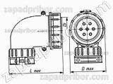Соединитель низкочастотный цилиндрический ШР20У5НГ10 вилка