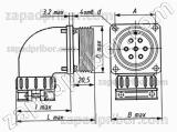 Соединитель низкочастотный цилиндрический ШР48СК9НШ7 вилка