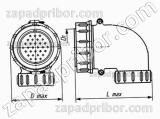 Соединитель низкочастотный цилиндрический СШР55У30ЭГ1 вилка