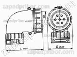 Соединитель низкочастотный цилиндрический ШР20У4НГ8 вилка