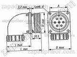 Соединитель низкочастотный цилиндрический ШР20СК2ЭШ6 вилка