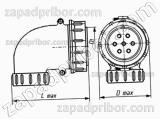 Соединитель низкочастотный цилиндрический ШР32У8ЭГ2 вилка