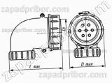Соединитель низкочастотный цилиндрический ШР32У1ЭГ5 вилка