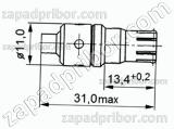 Соединитель радиочастотный СРТ-75-428Ф