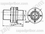 Соединитель низкочастотный цилиндрический ШРГ20ПКП4ЭШ8 вилка