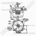 Электродвигатель асинхронный РД-09 редукция 1/76.56 127В 15.5 об/мин