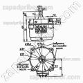 Электродвигатель асинхронный РД-09 редукция 1/6.25 127В 185 об/мин 