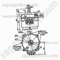 Электродвигатель асинхронный РД-09А редукция 1/478 127В 2.5 об/мин