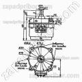 Электродвигатель асинхронный РД-09 редукция 1/478 127В 2.5 об/мин