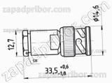 Соединитель радиочастотный СРТ-75-425Ф4