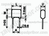 Конденсатор керамический КМ-6а Н90 0.68 мкф +80-20% 
