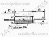 Конденсатор оксидно-электролитический К50-29 EAX 35 в 100 мкф 