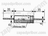Конденсатор оксидно-электролитический К50-29 EAX 450 в 47 мкф 