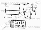Конденсатор оксидно-полупроводниковый К53-68 