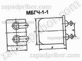 Конденсатор бумажный МБГЧ-1-1 500 в 0.5 мкф