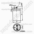 Конденсатор оксидно-электролитический К50-18 25 в 100000 мкф 