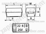 Конденсатор оксидно-полупроводниковый К53-68 