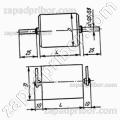 Конденсатор комбинированный К75-10 250 в 0.22 мкф 
