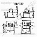 Конденсатор бумажный МБГЧ-1-2 250 в 10 мкф