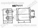 Конденсатор бумажный МБГЧ-1-1 250 в 10 мкф