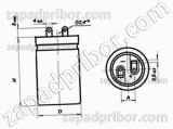 Конденсатор оксидно-электролитический К50-17 350 в 1500 мкф